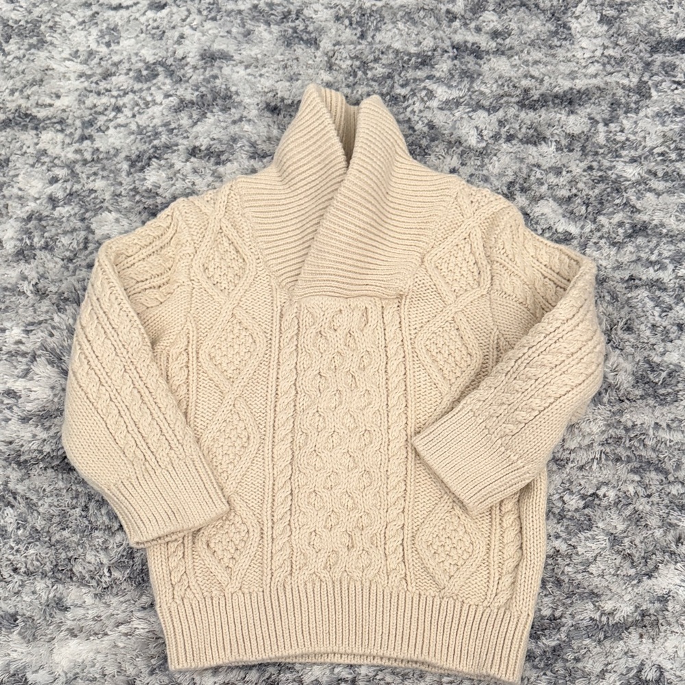 GAP Cream Knit Baby Sweater